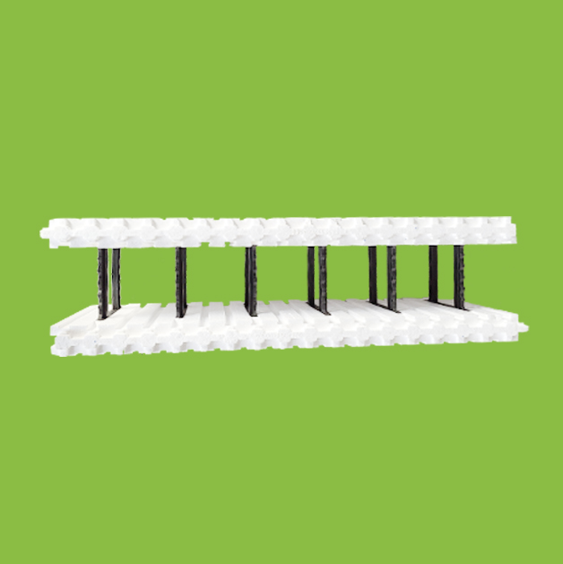 EPS模块-新型保温250型600五孔直板